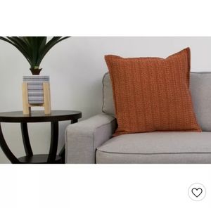 20"x20" Oversize Riley Washed Linen Flange Square